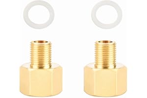 Noosverl Dwie sztuki przedłużek redukcyjnych (1/8 na zewnątrz x 1/4 wewnątrz)