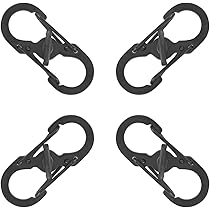 Ganci Portachiavi 2 Clip Portachiavi Tattiche Per Cintura - Gancio In Nylon Per Chiavi, Zaino E Attività - Foto 14