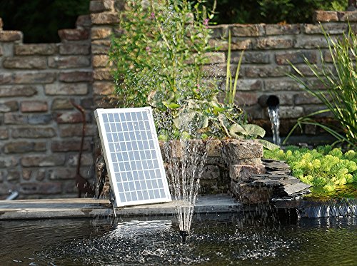 Neu SolarMax 600 Springbrunnenpumpe Solar-Teichpumpen-Set - 2