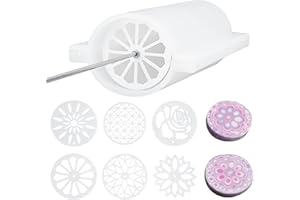 AHANDMAKER Juego de Moldes de Columna de Tubo de Silicona Grande, 6 Uds., Caleidoscopio para Tirar de Jabón A Través de Diseños, Molde de Vela Hecho A Mano, Molde de Vela para Hacer Jabón DIY