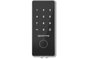 Igloohome Smart Deadbolt – Verrou Intelligent | PIN et Bluetooth | Accès à Distance - IGB4 Noir