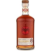 BACARDÍ Reserva 8 Year Old Premium Caribbean Rum, Vol. 40%, 70 cl / 700 ml, pregiato rum invecchiato 8 anni in botti di rover