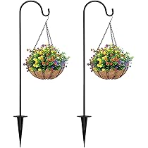 Ganci Da Pastore In Ferro - 2 Pezzi Da 74 Cm - Per Lanterne, Mangiatoie Uccelli E Decorazioni Giardino - Foto 4