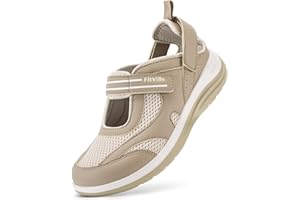 FitVille Extra Weit Senioren Sandalen Damen Sommer Pflege Mary Jane mit Klettverschluss