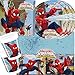 Produktbild 37-teiliges Party-Set Spiderman Web Warriors - Teller Becher Servietten Tischdecke für 8 Kinder