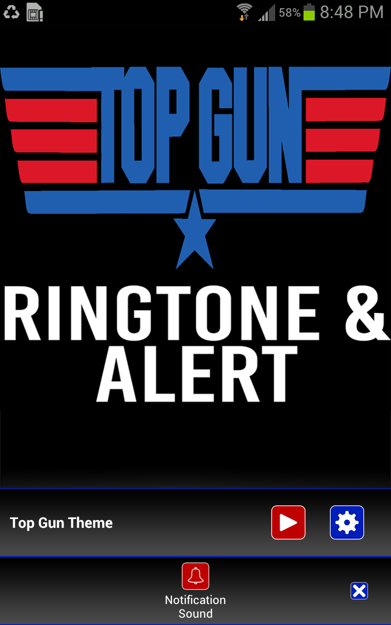 Top Gun Ringtone and Alert Amazon.co.uk Appstore for Android