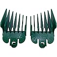 Taper King Hair Clipper Guide Comb Guard Set - Fool Proof Tapers & Fades at Home! Emerald (#3 to #8) - Compatible with Wahl/Conair Clippers!