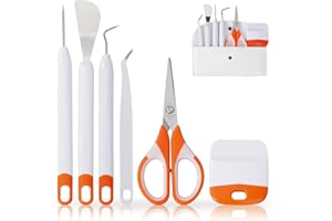 GNEGNI LIFE Vinyl Weeding Tools, 6 Pcs Craft Weeding Tools Set with Bag Basic Tool Set for Cricut/Silhouette/Siser/Oracal 631 651 751