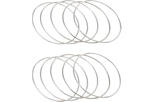 BOBOZHONG Atrapasueños Manualidades Aro,10 Unidades de Aro de Metal para Manualidades,Aros de Macramé,Aros Artesanales de Bricolaje para Colgar en la Pared(10 cm)
