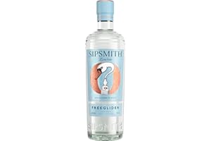 Sipsmith | FreeGlider | Craft | Non Alcoholic | Made with Distilled Botanicals | Yuzu & Orange | Juniper & Capiscum | 0.5% ABV | 70cl
