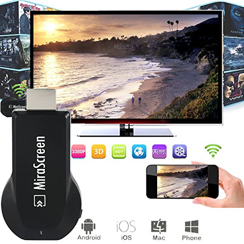 Sumch 1080p Streaming Wirless Kabelloser WIFI Dispaly TV Dongle HDMI Adapter EmpfÃ¤nger Miracast fÃ¼r Smartphones Tablet