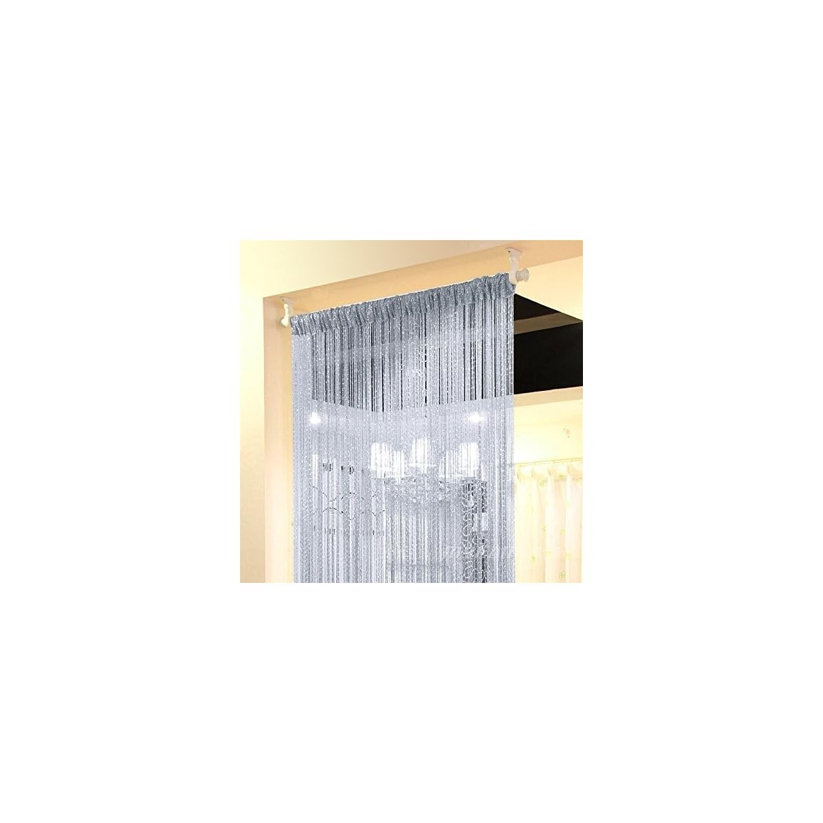 Chronex Split Decorative Door String Curtain Wall Panel Fringe