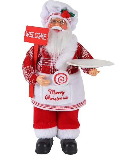Christmas Paradise Weihnachtsmann Gunnar, 4 Größen  30-80cm   Deko Figur 1 St Stehend Rot Glaenzend S01ck0qk