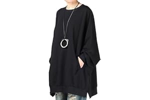 FTCayanz Donna Primavera Girocollo Felpa Manica Lunga Pullover Top