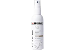 IPONE – Anti-pluie pour Visières et Bulles Visor Rainoff – Effet Déperlant – Ne Coule Pas – Ne Laisse Pas de Trace - 100 ml