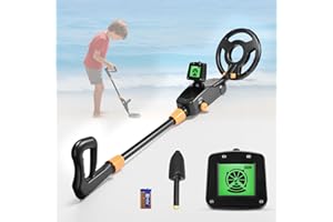JRADSE Detecteur Metaux Enfant, Detecteur de Metaux Enfant Léger avec écran LCD et Disque de Recherche étanche, Haute Sensibilité Détecteurs de Métaux pour Enfants et Débutants, Utilisation en Extérieur