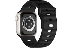 SUITISBEST Sportowy pasek do Apple Watch Ultra 2, 49, 45, 44, 42 mm, dla mężczyzn, silikonowy, wodoodporny, do Apple Watch 9, 8, SE, 7, 6, 5, 4, 3 Ultra
