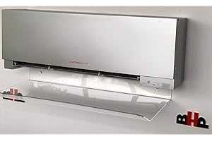 FANGZIN BHPSRL Deflettore aria condizionatori e split in plexiglass spessore 4 mm larghezza cm 80
