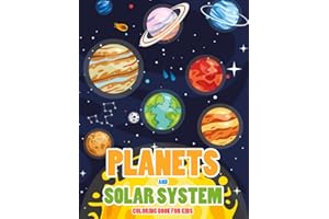 Planets and Our Solar System Coloring Book for Kids: Fun & Easy Space and Planets Coloring Book