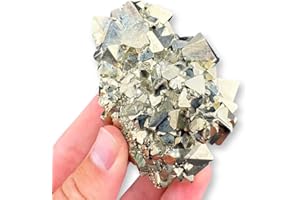 TENET - pietra grezza naturale per cristalloterapia meditazione reiki (PIRITE OTTAEDRICA 4-5 CM)