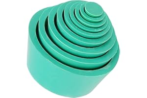 stonylab Filteradapterkegel, Premium & Langlebig Konischer Kragen, Gummistopper Buchner Trichter Kegel Adapter Set, Verschleißfeste Glatte Oberfläche, Filter Adapter Cones, 9 Stück, Grün