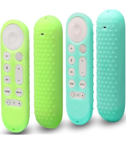 Custodia In Silicone Antiscivolo Per Telecomando Google TV Streamer 4K (2024), Con Cordino E Protezione Totale