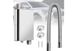 LYPPUL 24 mm Abgasschlauch Schalldämpfer, Standheizung Auspuff Schalldämpfer mit 300cm Abgasrohr, Dieselheizung Abgasrohr schalldämpfers Standheizung für Auto Auspuffanlagen, Lufterhitzer Zubehör