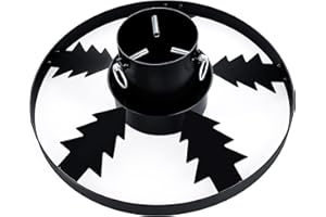 Homewit Ø40cm Metall Weihnachtsbaumständer Tannenbaumständer Christbaumständer mit Wasserbehälter, Baumständer für Weihnachtsbaum Tannenbaum, Eignet Baumhöhe bis 2,5 m, Stamm-Durchmesser max. bis 10cm