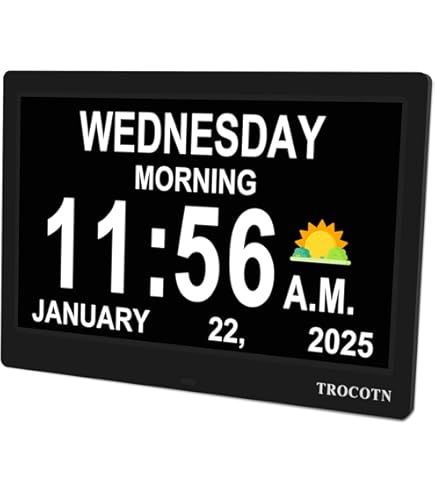 Elektrische digitale wandklok, LED-wandklok met afstandsbediening, multifunctionele displaywekker temperatuur datum tijd voor thuis (blauw