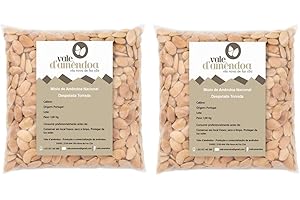 Almendra Sin Piel TOSTADA de Portugal 2kg | Ideal para Dieta Vegana, Vegetariana, Keto, Paleo y Macrobiotica | Perfecta para Transformar en Harina, Crema y Bebida de Almendras, de Vale D'Amendoa