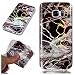 Produktbild Artfeel Samsung Galaxy S7 Handyhülle,Luxus Marmor Muster Design Weich Flexibel Silikon TPU Bumper Schutzhülle,Ultra Dünn Leicht Kratzfest Stoßfest Zurück Hülle für Samsung Galaxy S7,Weiß Schwarz