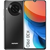 Hafury günstig Smartphone ohne Vertrag, 128GB Handy, 8 GB RAM, 4G-LTE, Android 10, NFC, 4200 mAh Akku, Schwarz