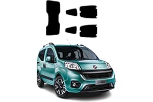 Generico Pellicole Oscuramento Vetri Auto Pre Tagliate a Misura Ricambio Compatibile con Fiat Qubo dal 2008 al 2019 LOLLOMOTO (20% Scura)