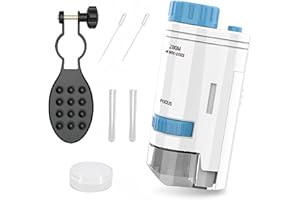 Aininxun Kids Pocket Microscope Mini Portable Microscope Childrens Handheld Microscope Science kit Hand Held Microscope for kids Students Experiment Magnification Preschool Educational Toy Gift