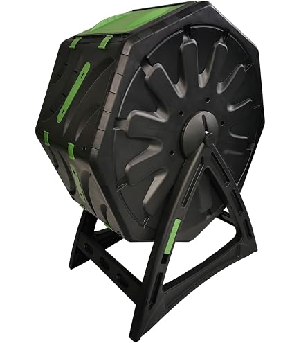 Composteur Tambour Balcon 70 L STREND PRO - Tumbling Pour Compost Rapide, Aérations, Compact