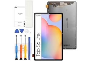 ARBILATO Pantalla LCD para Samsung Galaxy Tab S6 Lite P610 P615, Display SM-P610 SM-P615 Pantalla Táctil Reemplazo Digitalizador Asamblea con Reparación Kit(Negro,10,4")