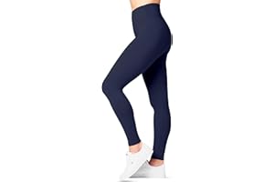 SATINA High Waisted Leggings for Women - Ladies Stretchy Gym and Yoga Leggings, Women's Workout Pants for Comfortable All Day Wear