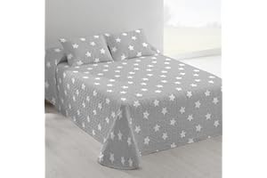 Sanelitex DOMAINET - Colcha Bouti Cosida Reversible Estrellas 150cm