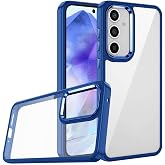 Case Blue Fomal Hard Cover Original Compatible with Spia Samsung Galaxy A55 (Compatible with Samsung Galaxy A55, Blue)