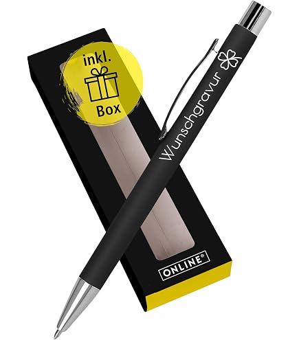 Personalisierte Kugelschreiber In Großpackung – Mit Gravur, Schwarzer Tinte, Für Firmen & Events