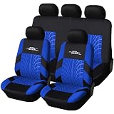 RIVEXTAUTO Coppia coprisedili Anteriori universali Tango per Auto con e Senza airbag Laterali 100% Made in Italy (Antracite