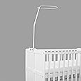 Oval Shape Canopy/Drape/Mosquito Net Holder Fits Cots and Cot Beds 150 cm White (Universal Cot Clamp Holder)