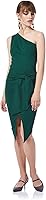 Bee U womens One Shoulder Bow Dress