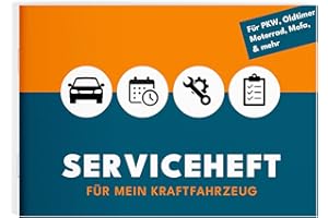 ‎FALKENHORN Falkenhorn® Serviceheft Auto | Universal Scheckheft, Inspektionsheft & Wartungsheft für KFZ, PKW, Oldtimer, UVM, 15 Inspektionen, Fahrzeugdaten, Halterwechsel & Notfallnummern, Made in DE, 1er