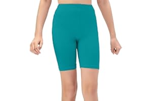 NetSetUK Girls Kids Cycling Shorts Plain Strechy Sports Dance School P.E Gym Summer Girls' shorts Pants for Activewear