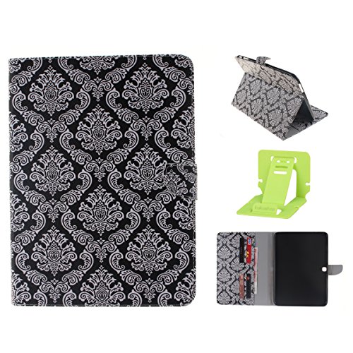 Samsung Galaxy Tab 4 10.1 Hülle,Samsung Galaxy Tab 4 10.1 SM-T530 Hardcase,Ekakashop Luxus Bunt Totem-Blume Muster Design Flip Painted PU Ledertasche Hülle im Bookstyle Folio Cover hüllen Schutzhülle Magnetic Protection Protective Handyhülle mit für Samsung Galaxy Tab 4 10.1 Hülle SM-T530 SM-T535 Tablet + 1x Kostenlos Ständer (Farbe zufällig)