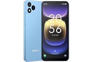 invens NOTE TK01 Android 4G Smartphone, 6.52" HD+ Display, 4250mAh Battery, 16MP+5MP Camera, 4+32GB/256GB, Dual SIM, Face Unlock, OTG/GPS Unlocked Mobile Phone - Blue