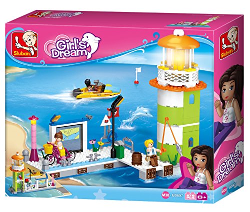 Preisvergleich Produktbild Sluban m38-b0607 Leuchtturm und Pier, mehrfarbig