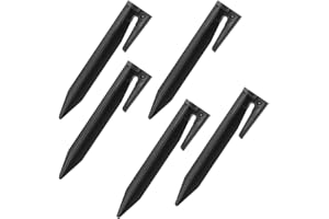 Frogetu Lot de 50 Piquets de Fixation Câbles Périphériques Tondeuse Robot,Crochet Pour Robot Tondeuse,Accessoires Pour Tondeuses à Gazon Robot,Compatible Husqvarna Gardena Worx