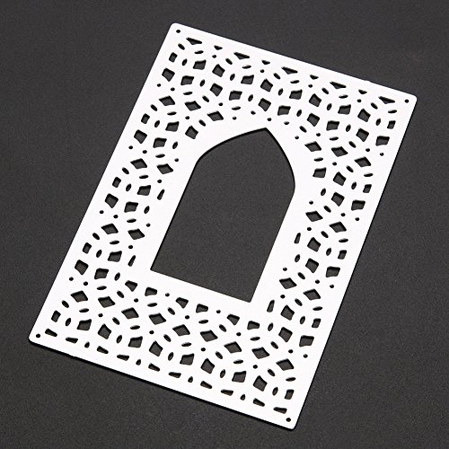 Amazingdeal365 Fenster Metall Form Schablonen Schneiden DIY Dekor Sammelalbum Karten Buchzeichen Lesezeichen als Geschenk für Freunde Geburtstag Kinder,Kindergarten Hobby Schule Handarbeit Unterricht usw. Ein tolles Geschenk! - 4